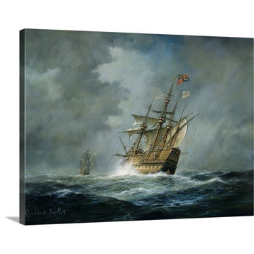 Mary Rose' Wrapped Canvas Art Print, 16"x12"x1.5"