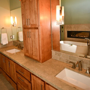 Bathroom - contemporary bathroom idea in Denver