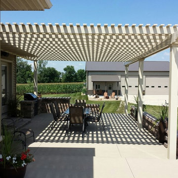 Craftsman Attached Pergola- Garden Spot, PA