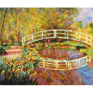 The Japanese Bridge (The Bridge in Monet's Garden - yellow)
