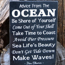 Handcrafted Beach House Decor Signs - Products