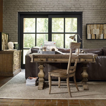 Hooker Furniture Sorella 60" Writing Desk in Light Wood