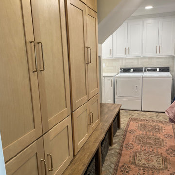 East Cobb Mudroom and Laundry Room by Atlanta Curb Appeal