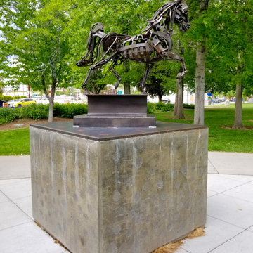Iron Horse Public Art installation in Reno NV.
