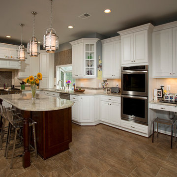 Addition Provided an In-Law-Suite,New Bedrooms for Teens,and a Gourmet Kitchen