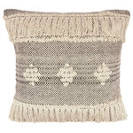 LR Home - Diamond Over tufted Throw Pillow - Designed to thrill, our pillow collection will add intricate mastery and eye pleasing designs to any room. Add this pillow to your collection for texture and a unique flare to a room missing a versatile piece. The adornments featured will enhance the elegance of your entire home. Get cozy with this masterpiece by adding it to a bed or couch. Handcrafted with the customer in mind, there is no compromise of comfort and style with the pillow line we create.