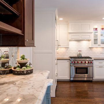 White Welcoming Kitchen with Lots of Storage