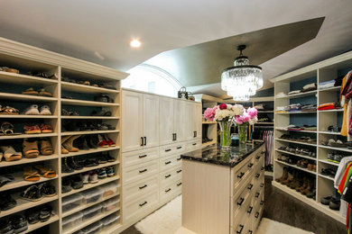 This is an example of a transitional dressing room in Other.