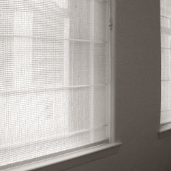 Clear Wiggle Roman Shade - Roller Shades