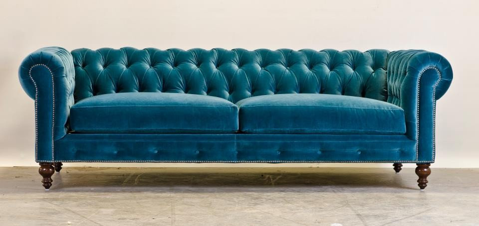 Pavo Velvet Chesterfield