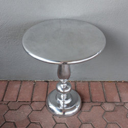 snyder silver end table - Side Tables And End Tables