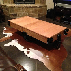 Industrial cart coffee table - Coffee Tables