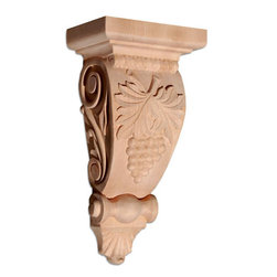 Inviting Home Inc. - Madera Large Wood Corbel, Cherry - Corbels