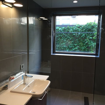 Elegant walk in shower