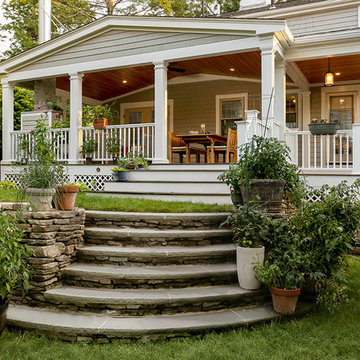 Expansive Porch Extends Living Space for Family of Three