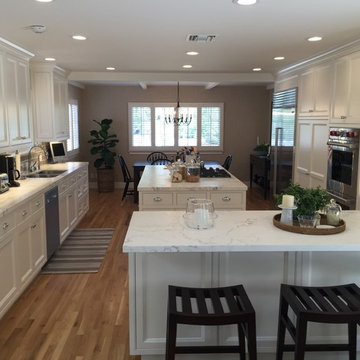 Beaded Face Frame Inset Doors Kitchen