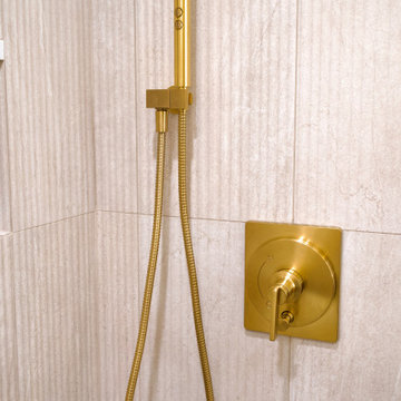 Modern transitional bathroom remodel