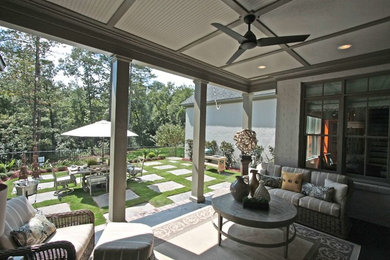 Example of a classic home design design in Charlotte