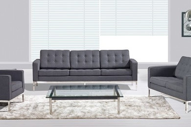 Florence Style Sofa in Genuine Leather