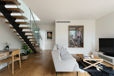 Inspiration for a living room remodel in Melbourne