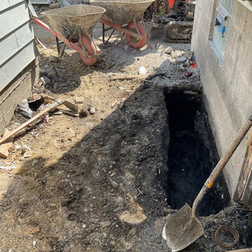 Bridgeport  Rear unit rehab and basement underpinning