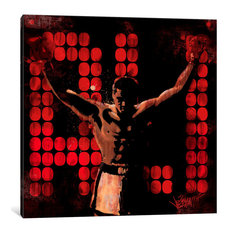 "Champ, Muhammad Ali" Wrapped Canvas Art Print, 26x26x1.5