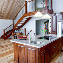 kithen dark cabinets