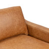 Poly and Bark Sorrento Leather Sofa, Cognac Tan