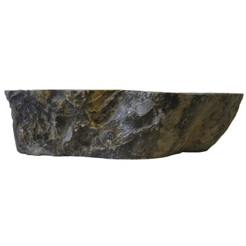 Miseno MNOCS Natural Stone 17" Specialty Vessel Bathroom Sink - Royal