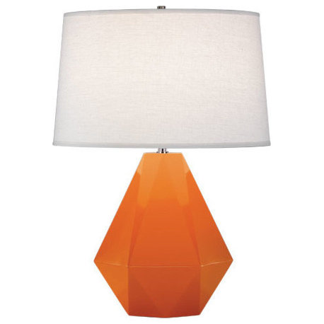 Delta Table Lamp, Pumpkin