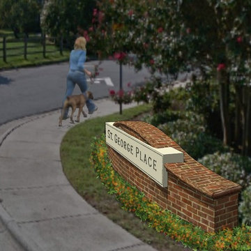 neighborhood and project signage