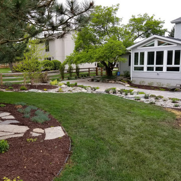 A Nature-Infused Home Addition with Ambient Lighting
