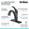 Arlo Single Handle 1-Hole Bathroom Basin Faucet, Lift Rod Drain, Matte Black