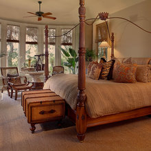 British Colonial bedroom
