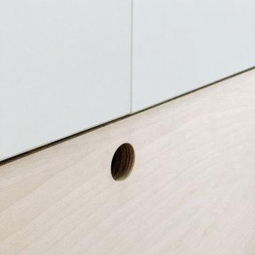Meuble sur-mesure pour une salle de jeux familiale