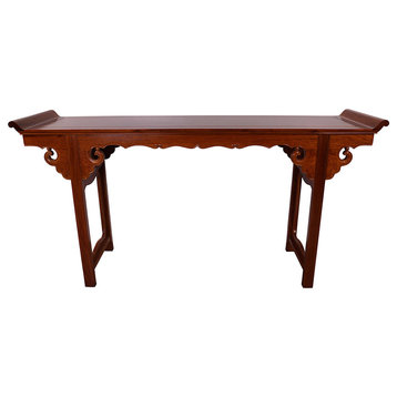 Consigned Vintage, Chinese Carved Rosewood Altar Table