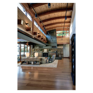 Lake Samish Residence - Transitional - Living Room - Seattle - by ...