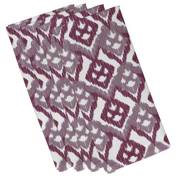 Hipster, Geometric Print Napkin, Lavender, Set of 4
