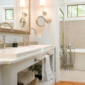 Rohl Perrin and Rowe Contemporary Bridge Kitchen Faucet with Cross Handles