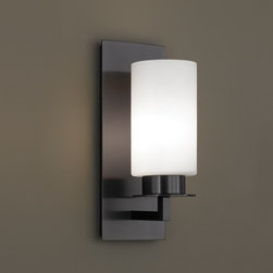 Norwell Lighting Jade Sconce With Matte Opal Glass 9670 - Bath Products