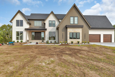 Example of a trendy exterior home design in Minneapolis
