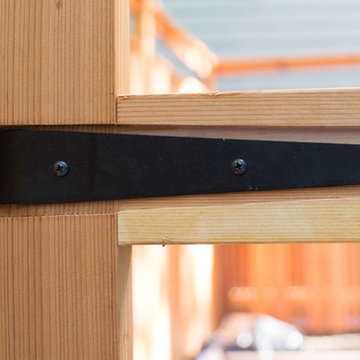 Stainless Steel Strap Hinge with Lag Pintle