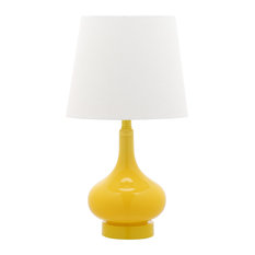 50 On Trend Yellow Table Lamps For 2022, Neon Yellow Table Lamp