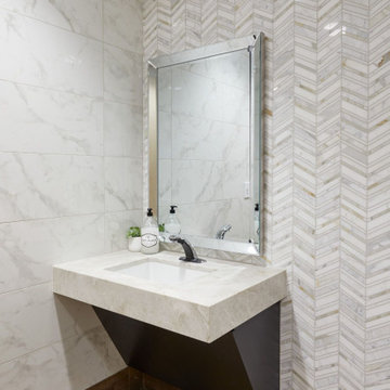 Aequa Castor Porcelain Powder Room