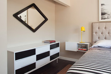 Example of a trendy bedroom design in Los Angeles