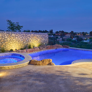 Hillside Backyard Renovation El Paso