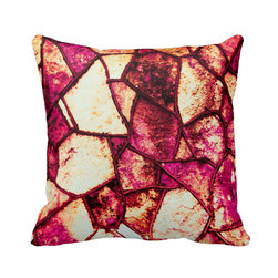 "Purple Wall" JTG Art Pillow - Decorative Pillows