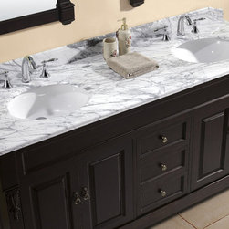 Virtu USA Huntshire 72" Bathroom Vanity - Bathroom Vanities And Sink Consoles