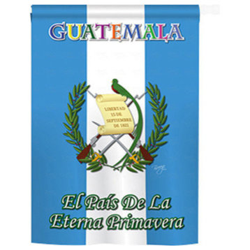 Guatemala 2-Sided Vertical Impression House Flag