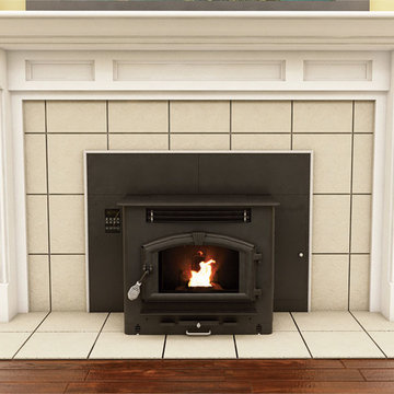 United States Stove Company 2,000 Sq. Ft. Pellet/Corn Insert with Igniter
